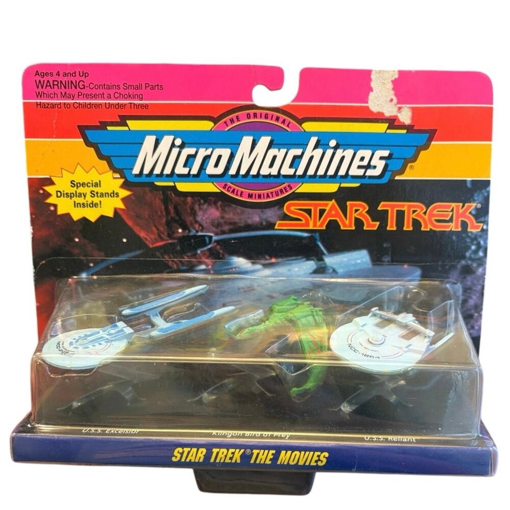 NIB Galoob 1993 Star Trek Micro Machines Star Trek The Movies Collection #2
